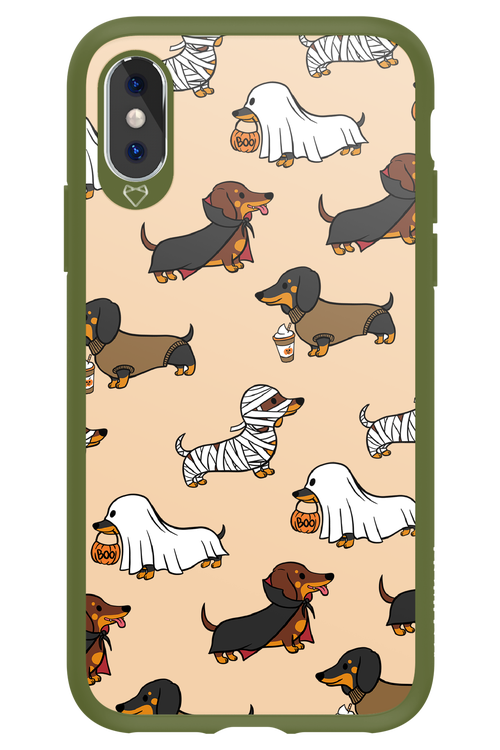 Scary Dachshund - Apple iPhone XS