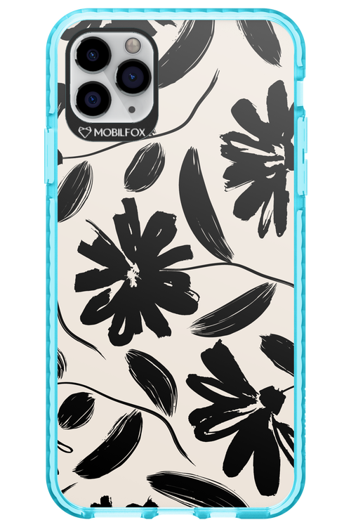 Monochrome Flowerss - Apple iPhone 11 Pro Max