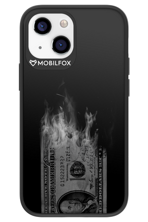 Money Burn B&W - Apple iPhone 13 Mini
