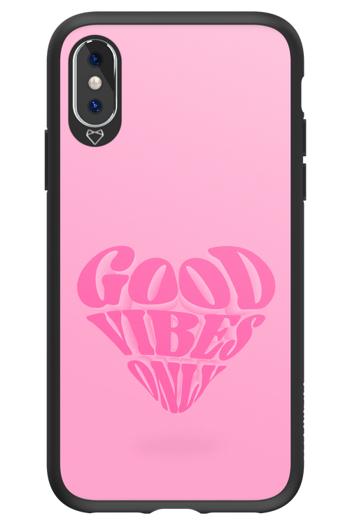 Good Vibes Heart - Apple iPhone X