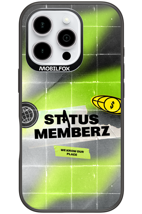 Status Memberz - Apple iPhone 16 Pro