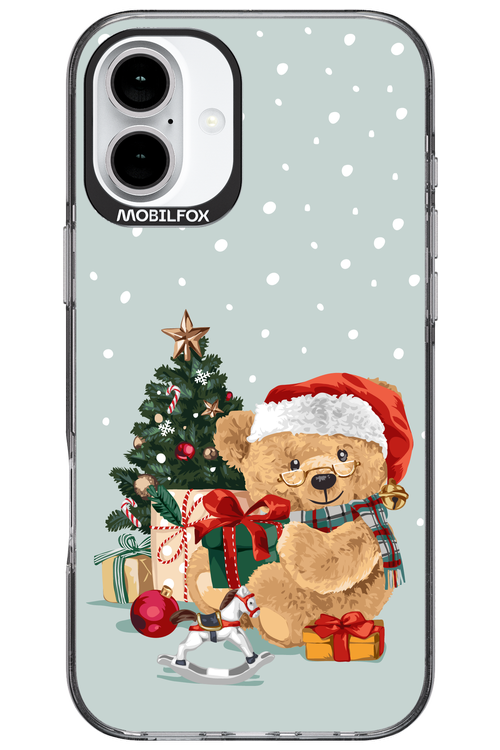 Merry Christmas Bear - Apple iPhone 16 Plus