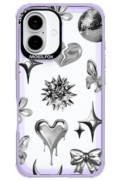 Silver Zone Transparent - Apple iPhone 16