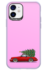 XMAS Car Pink - Apple iPhone 12