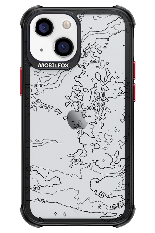 Contour Map - Apple iPhone 13 Mini