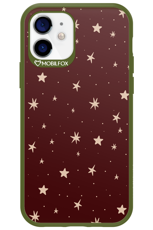 Burgundy Stars - Apple iPhone 12