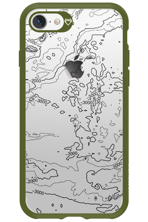 Contour Map - Apple iPhone 7