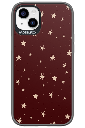 Burgundy Stars - Apple iPhone 14 Plus