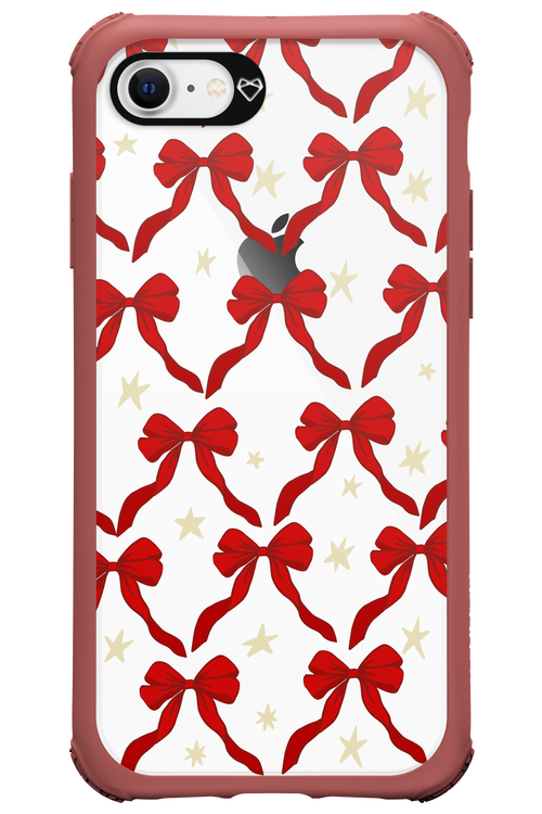Bow & Stars (Transparent) - Apple iPhone 8