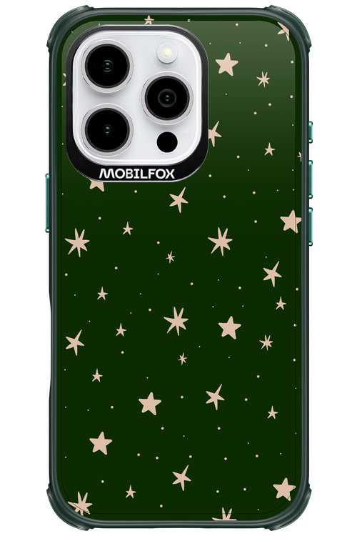 Forest Green Stars - Apple iPhone 16 Pro