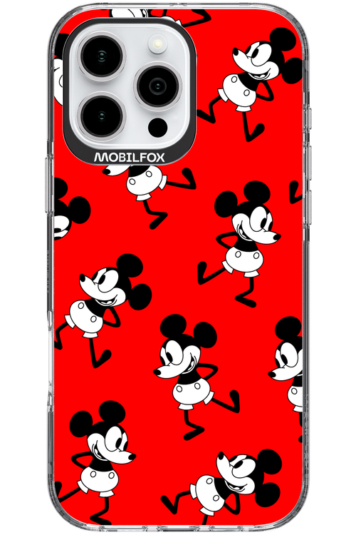 Iconic Mouse (red pattern) - Apple iPhone 16 Pro Max