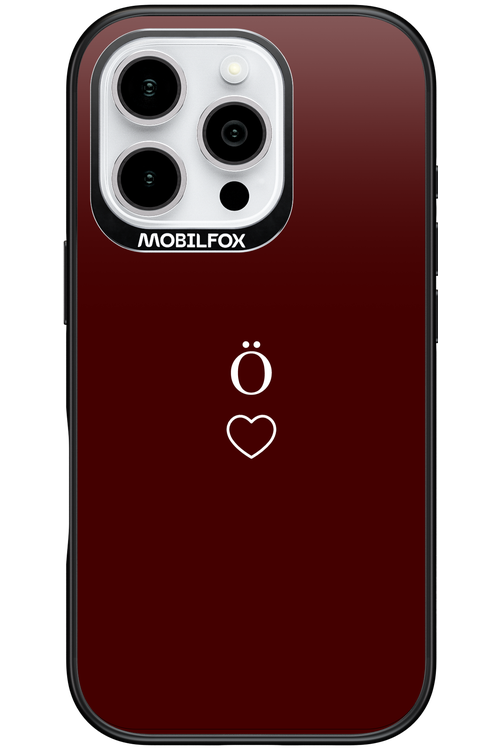 O Burgundia II 2.0 - Apple iPhone 16 Pro
