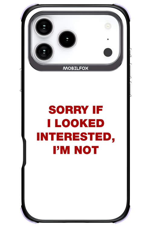 I'm not - Apple iPhone 17 Pro Max