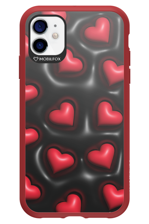 Hearts in love - Apple iPhone 11