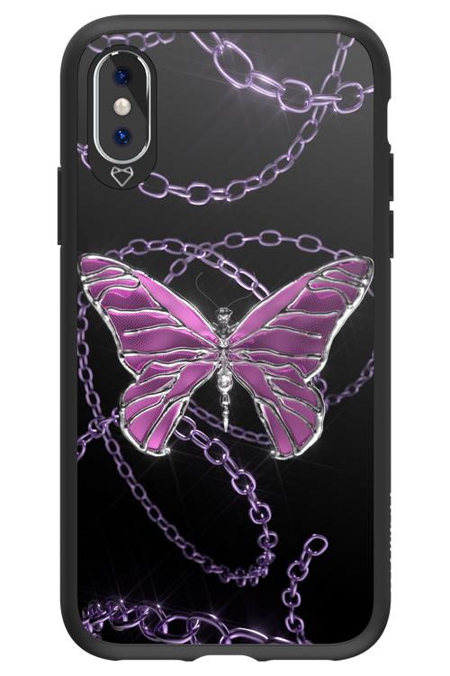 Butterfly Necklace - Apple iPhone XS