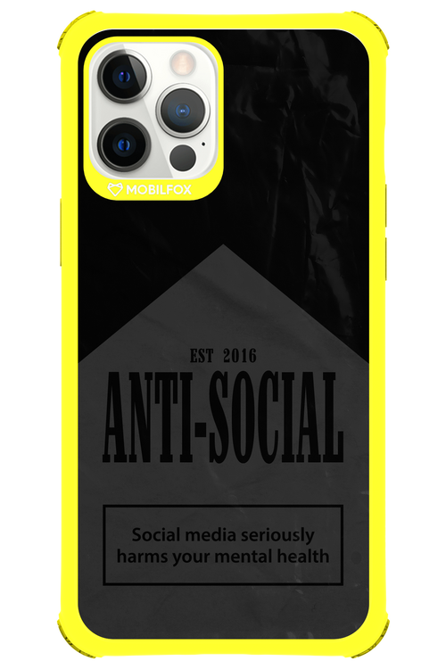 ANTI-SOCIAL (BLVCK) 2.0 - Apple iPhone 12 Pro Max