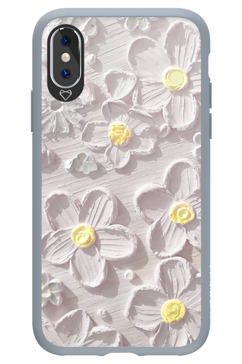 White Flowers - Apple iPhone XS