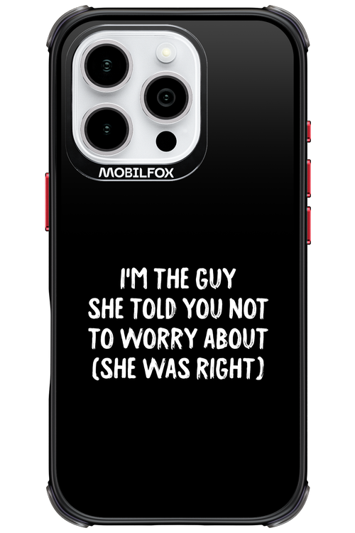 She was right 2.0 - Apple iPhone 16 Pro