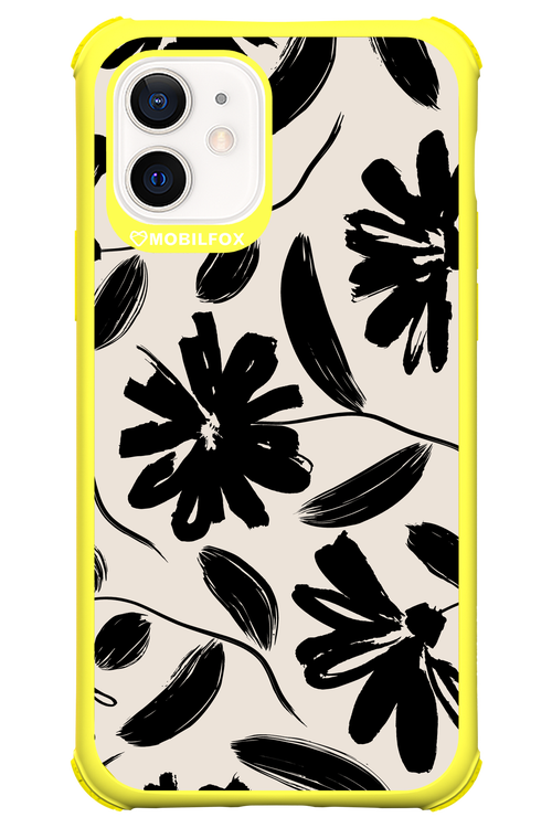 Monochrome Flowerss 2.0 - Apple iPhone 12