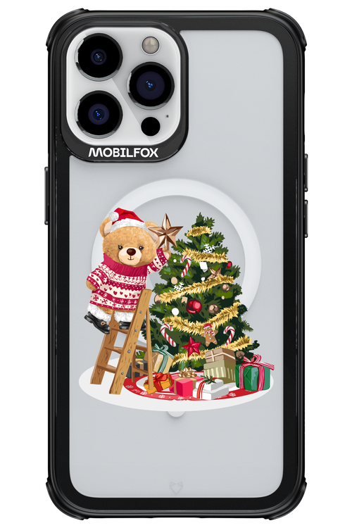 Christmas Bear (Transparent) - Apple iPhone 13 Pro Max