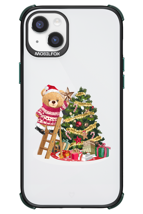 Christmas Bear (Transparent) - Apple iPhone 14 Plus