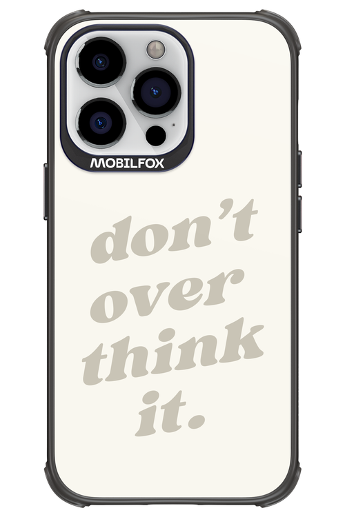 No OverThink - Apple iPhone 13 Pro