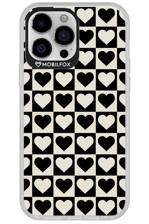 Checkered Heart - Apple iPhone 13 Pro Max