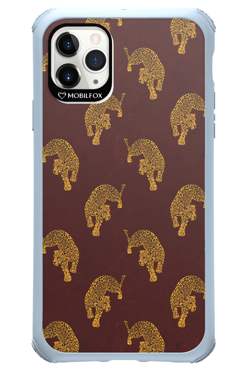 Burgundy Leopard Pattern - Apple iPhone 11 Pro Max