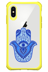 Hamsa Blue - Apple iPhone XS