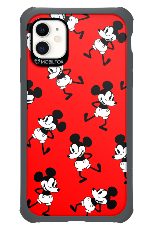 Iconic Mouse (red pattern) - Apple iPhone 11