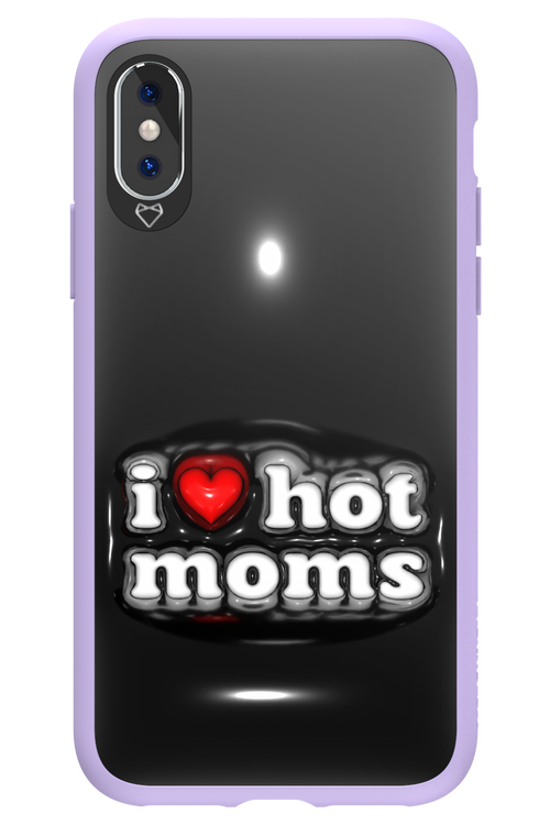 I love hot moms puffer - Apple iPhone X