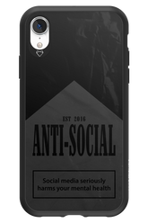 ANTI-SOCIAL (BLVCK) 2.0 - Apple iPhone XR