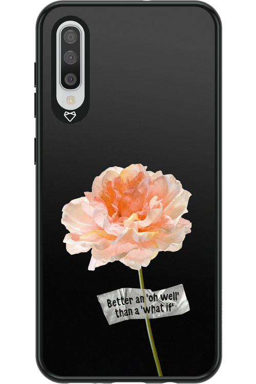 Flower Black - Samsung Galaxy A50