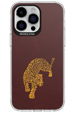 Burgundy Leopard - Apple iPhone 14 Pro Max