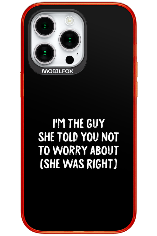 She was right 2.0 - Apple iPhone 15 Pro Max