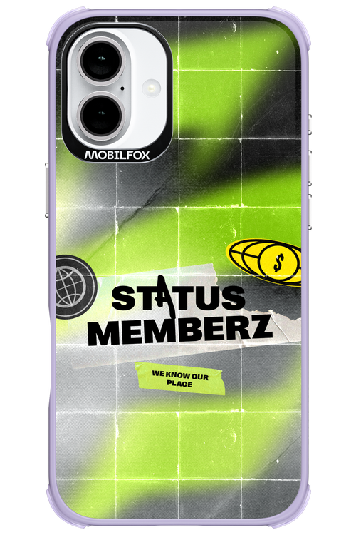Status Memberz - Apple iPhone 16 Plus