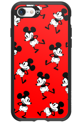 Iconic Mouse (red pattern) - Apple iPhone SE 2022