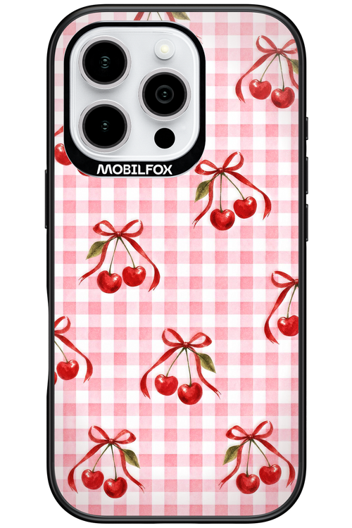 Pink Cherry Checked 2.0 - Apple iPhone 16 Pro