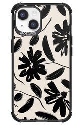 Monochrome Flowerss - Apple iPhone 14