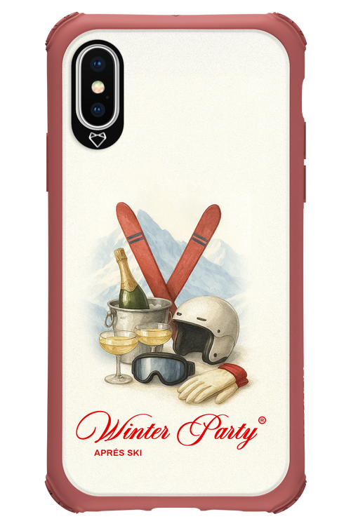 Winter Ski Party - Apple iPhone X