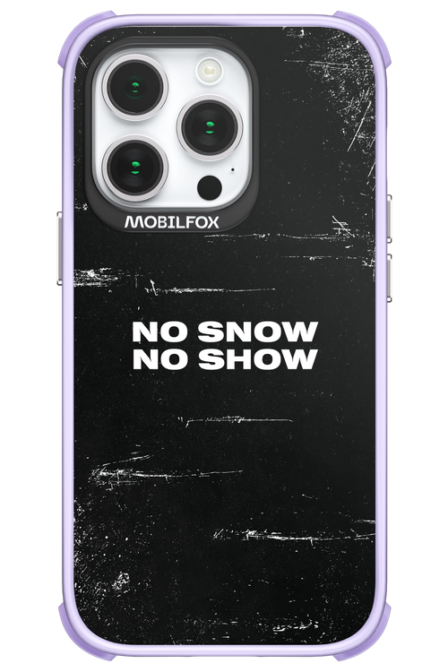 No snow, no show - Apple iPhone 14 Pro