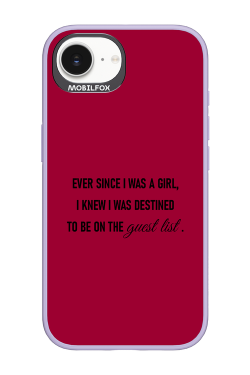 Guest List - Apple iPhone 16e