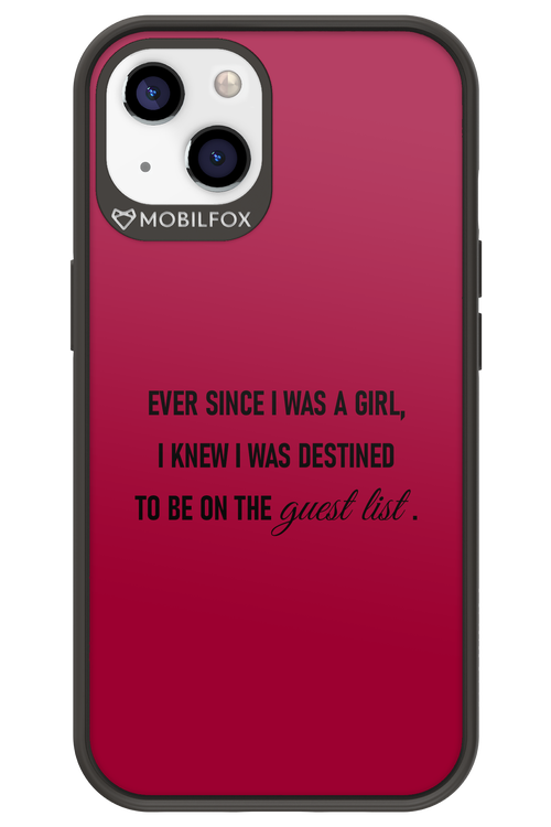 Guest List - Apple iPhone 13