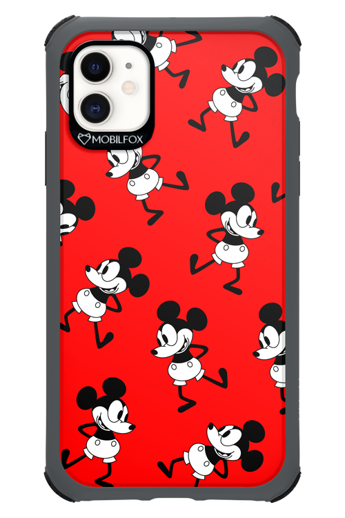 Iconic Mouse (red pattern) - Apple iPhone 11