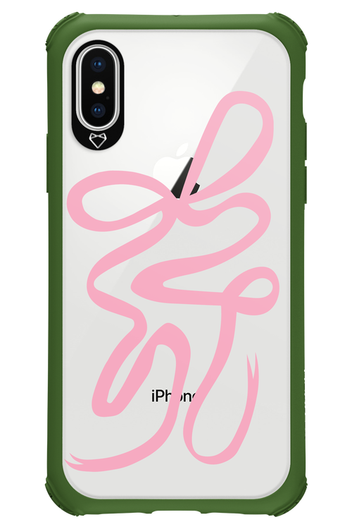 Pink Bow - Apple iPhone X