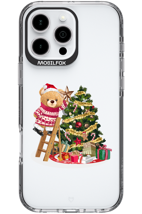 Christmas Bear (Transparent) - Apple iPhone 16 Pro Max
