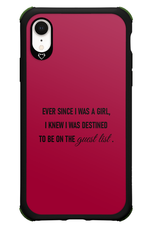 Guest List - Apple iPhone XR