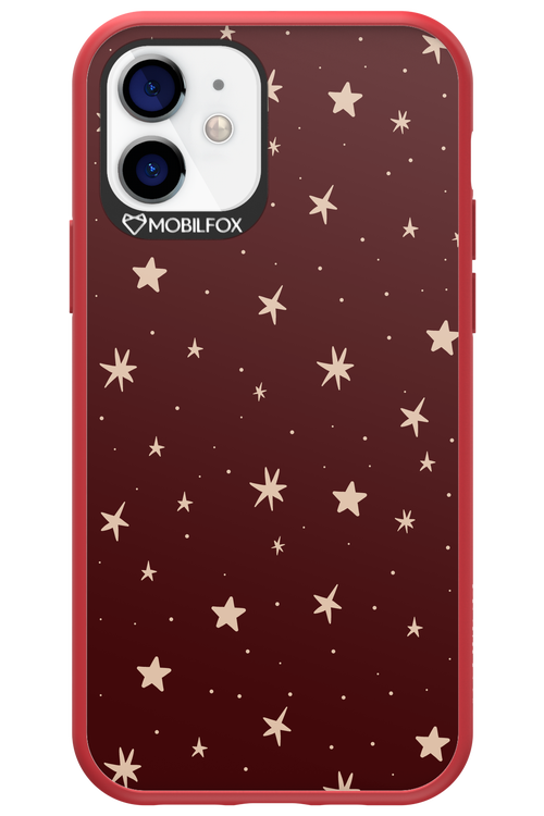 Burgundy Stars - Apple iPhone 12