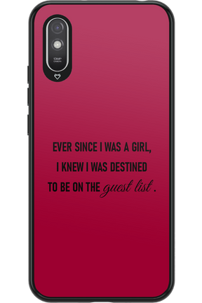 Guest List - Xiaomi Redmi 9A