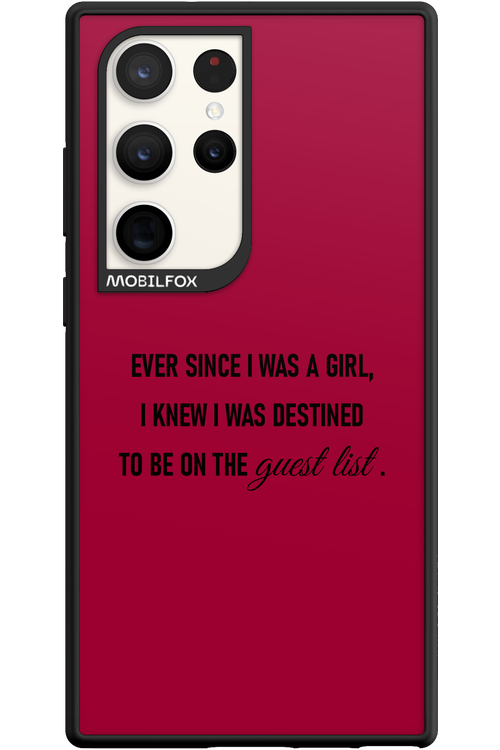 Guest List - Samsung Galaxy S23 Ultra